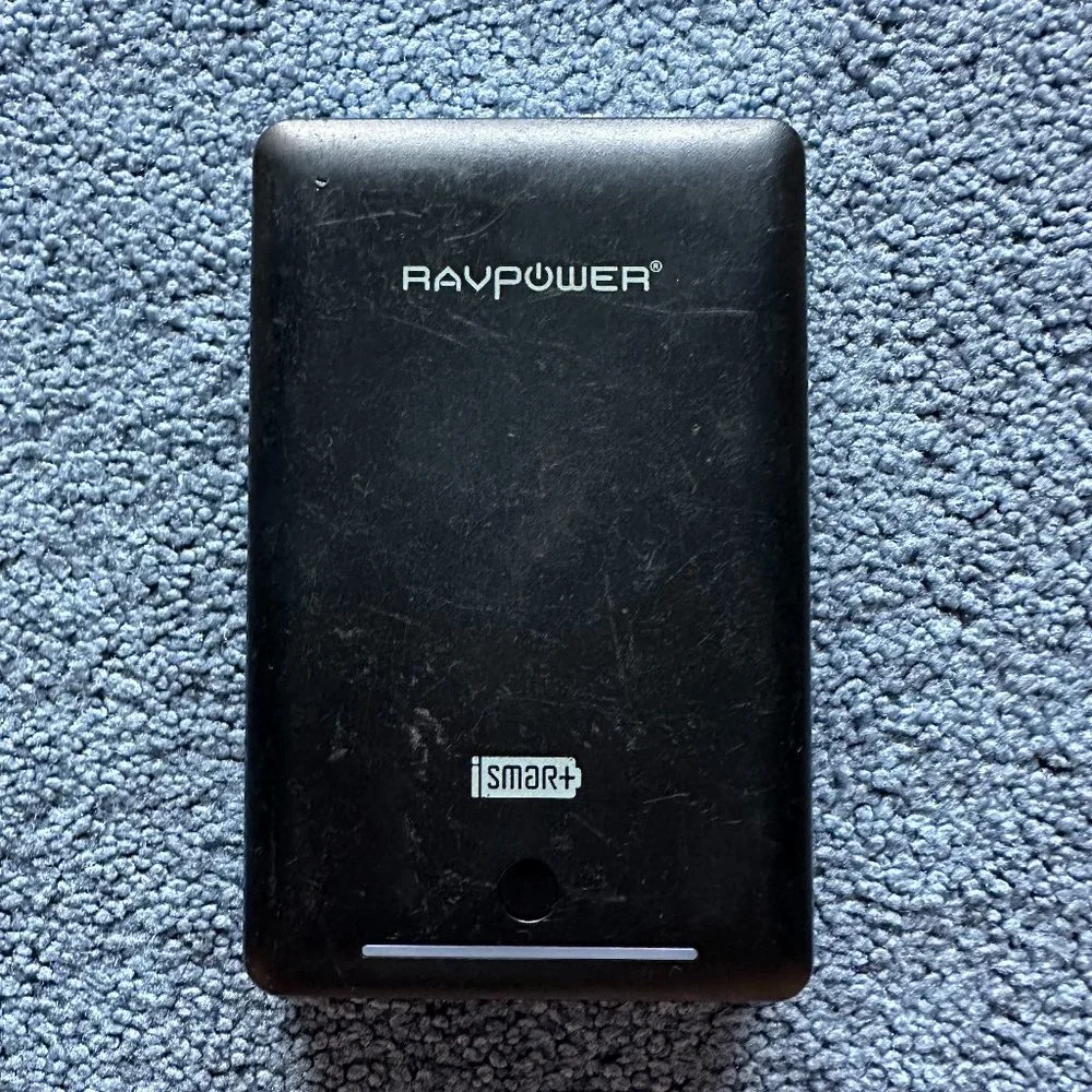 RAVPower Black & Silver 13000 MAh Portable Charging Power Bank